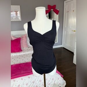 Black Tank Top Bodysuit